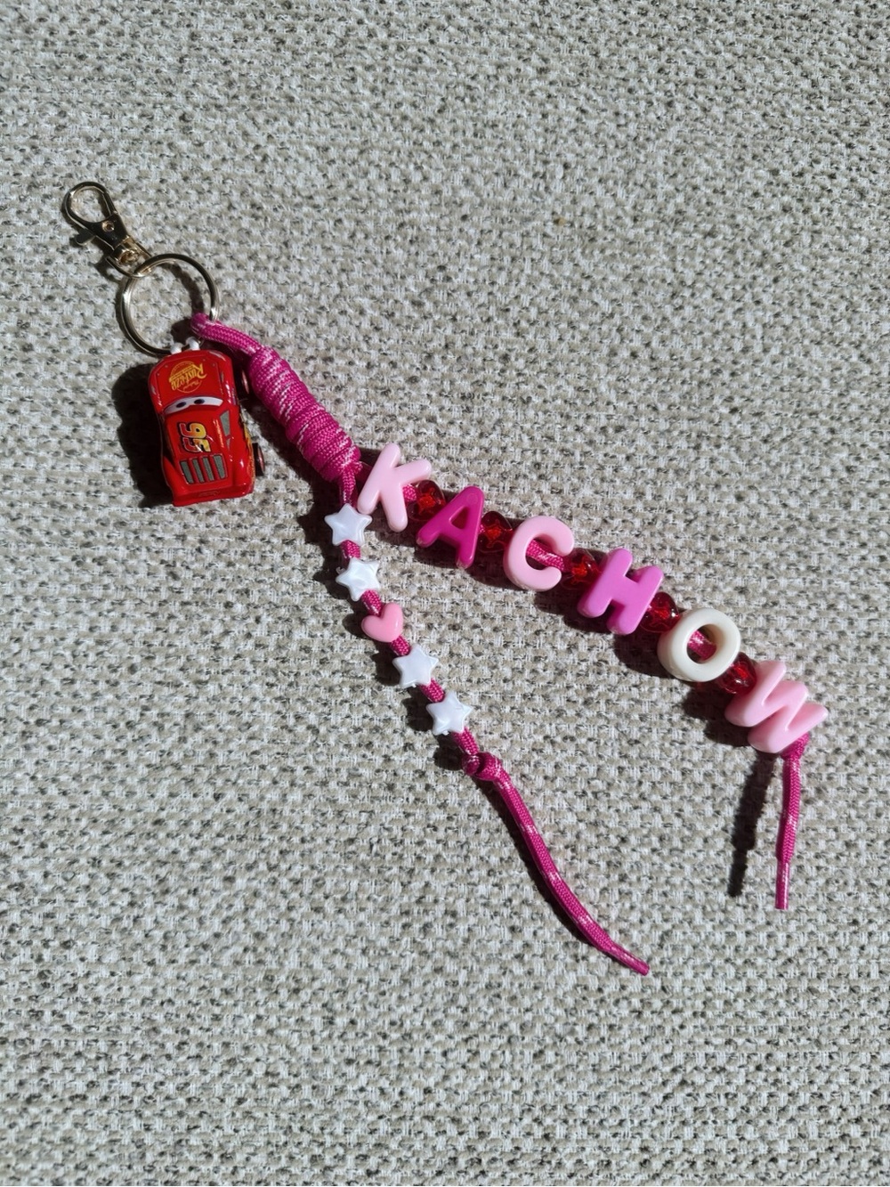 Cars Inspired Chunky Keychain